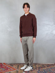 MC2 Saint Barth maglia <BR/>Downing braid polo wool DOW0003 00033I MC2 St Barth 