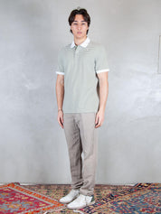 K-Way Polo  <BR/>Vic millerighe yarn dyed piquè K2145DW AZX K-Way 