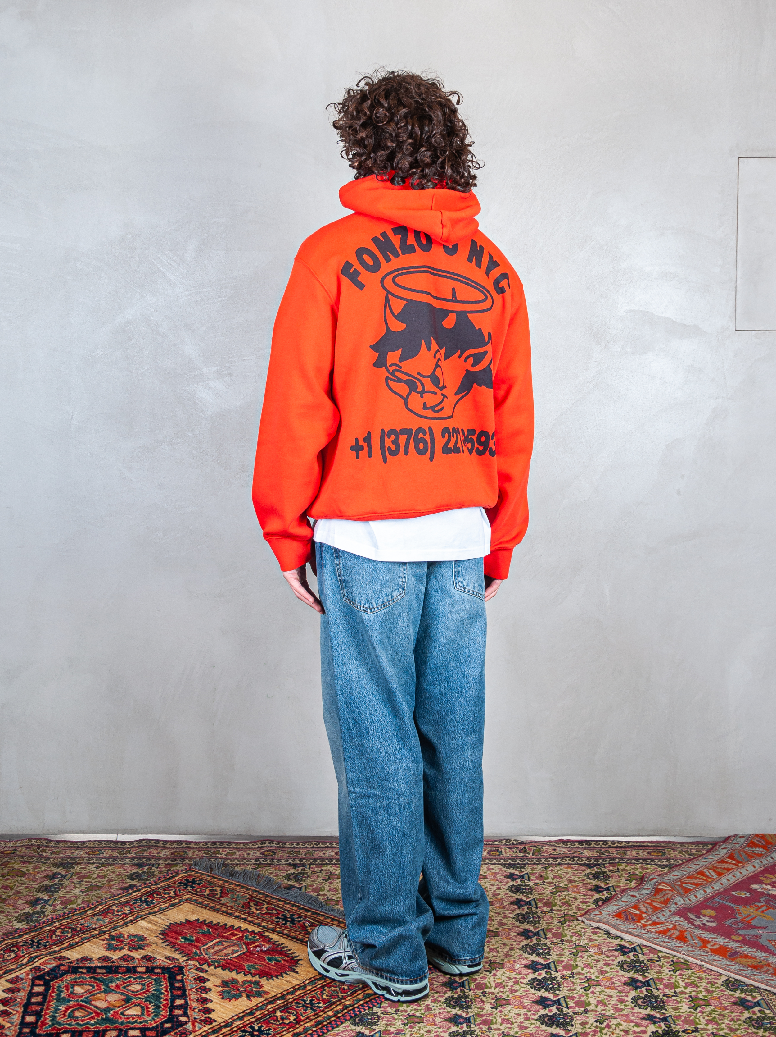 Public Possession felpa Fonzo Hoodie FONZO HOODIE RED Public Possession 