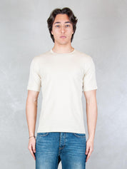 Seinse Tshirt <BR/>Doppio Collo Taglio Vivo TE3304 BEIGE Seinse 