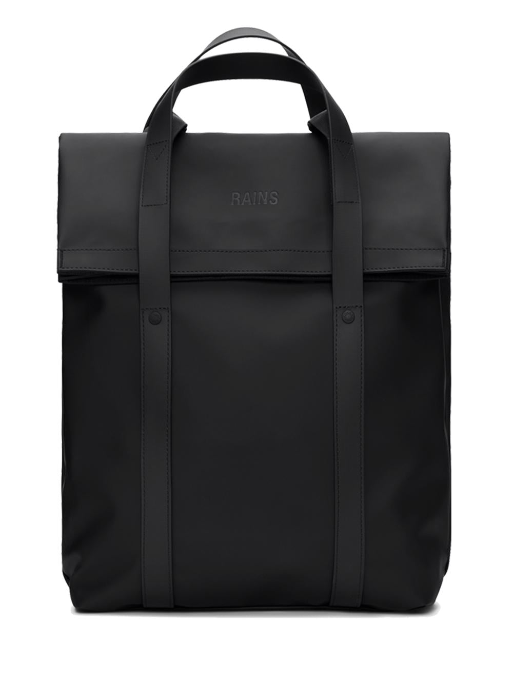  2WAY TOTE BACKPACK BLACK Rains 