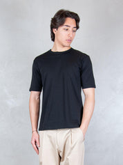 Seinse Tshirt <BR/>Doppio Collo Taglio Vivo TE3304 NERO Seinse 