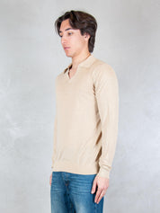 Seinse Maglia <BR/>Polo Capri Cotone e Seta ME3319 BEIGE Seinse 