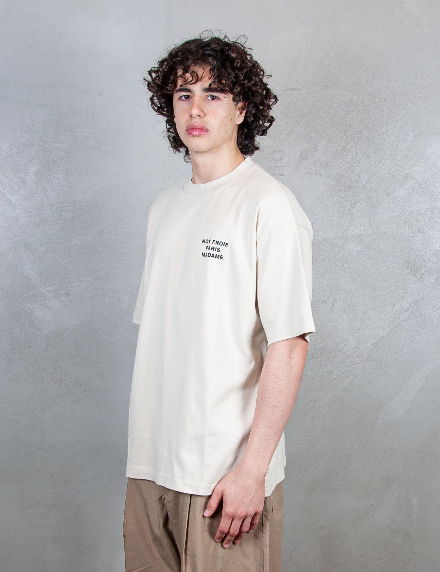Le T-Shirt Slogan TS203-CO002 MT Drôle De Monsieur 