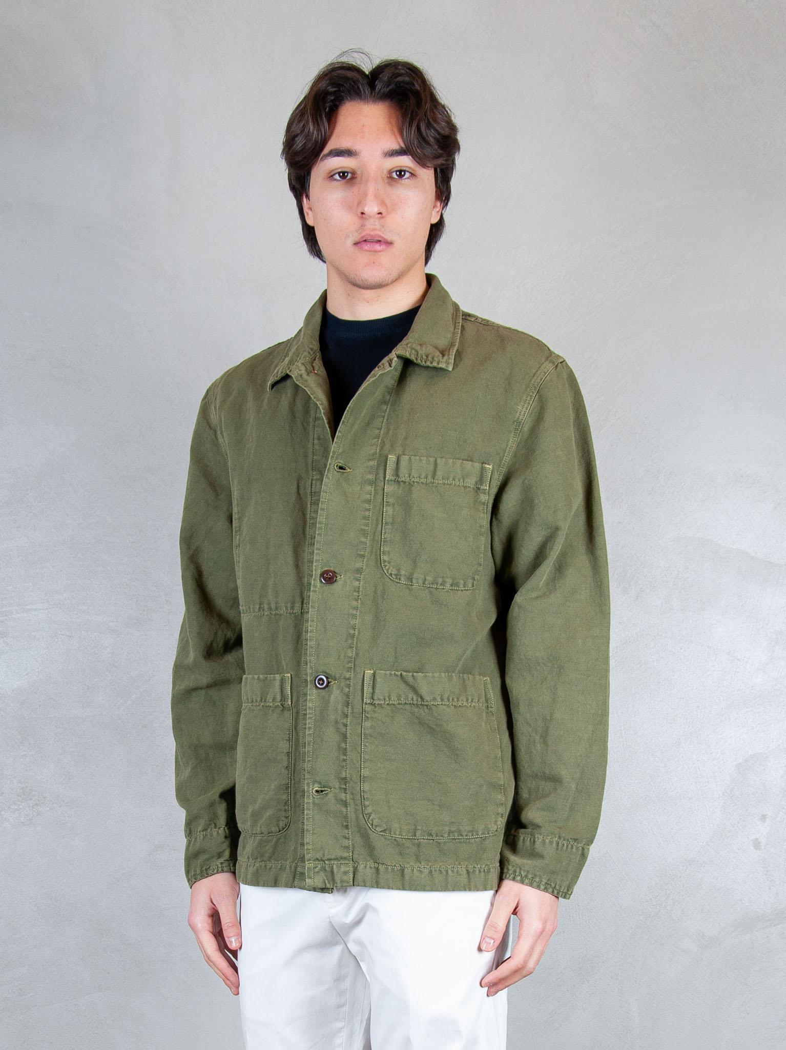 Chesapeak's Overshirt Saint Malò SAINT MALO CTN/LIN-MIL GRN Chesapeak's 
