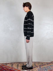 Atomofactory <BR/>Maglia girocollo jacquard FU46 03 Atom Factory 