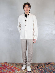 Chesapeak's Overshirt <BR/>Saint Malò SAINT MALO CTN/LIN-IVORY Chesapeak's 