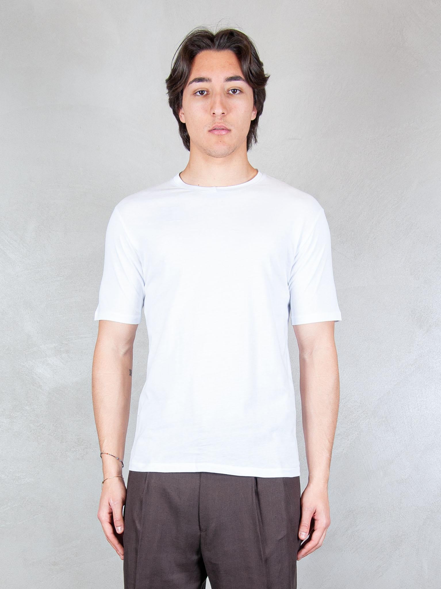 Seinse Tshirt Doppio Collo Taglio Vivo TE3304 BIANCO Seinse 