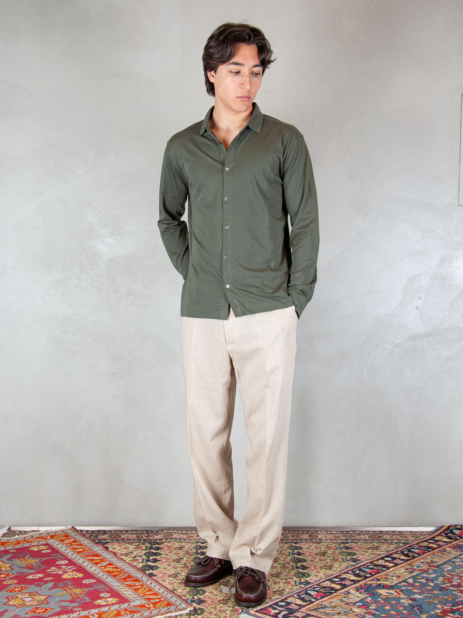 I'M Brian Pantalone Regular Lino PA3703 BEIGE I'm Brian 