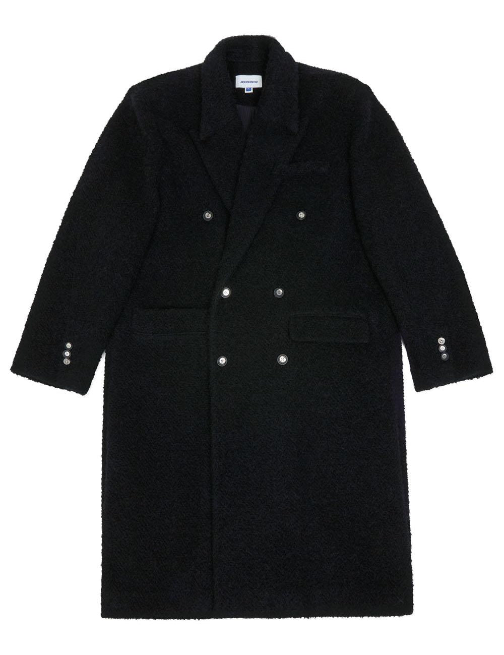 >Oversized Double Breasted Coat BN01FWCT0103 BK-NOIR Ader Error 
