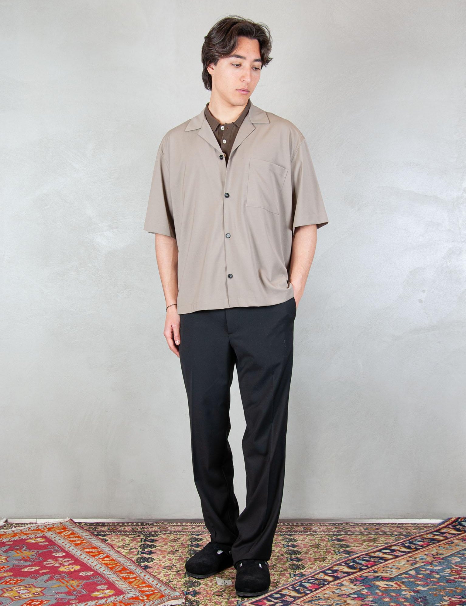 >Camicia CA3623 TAUPE I'm Brian 
