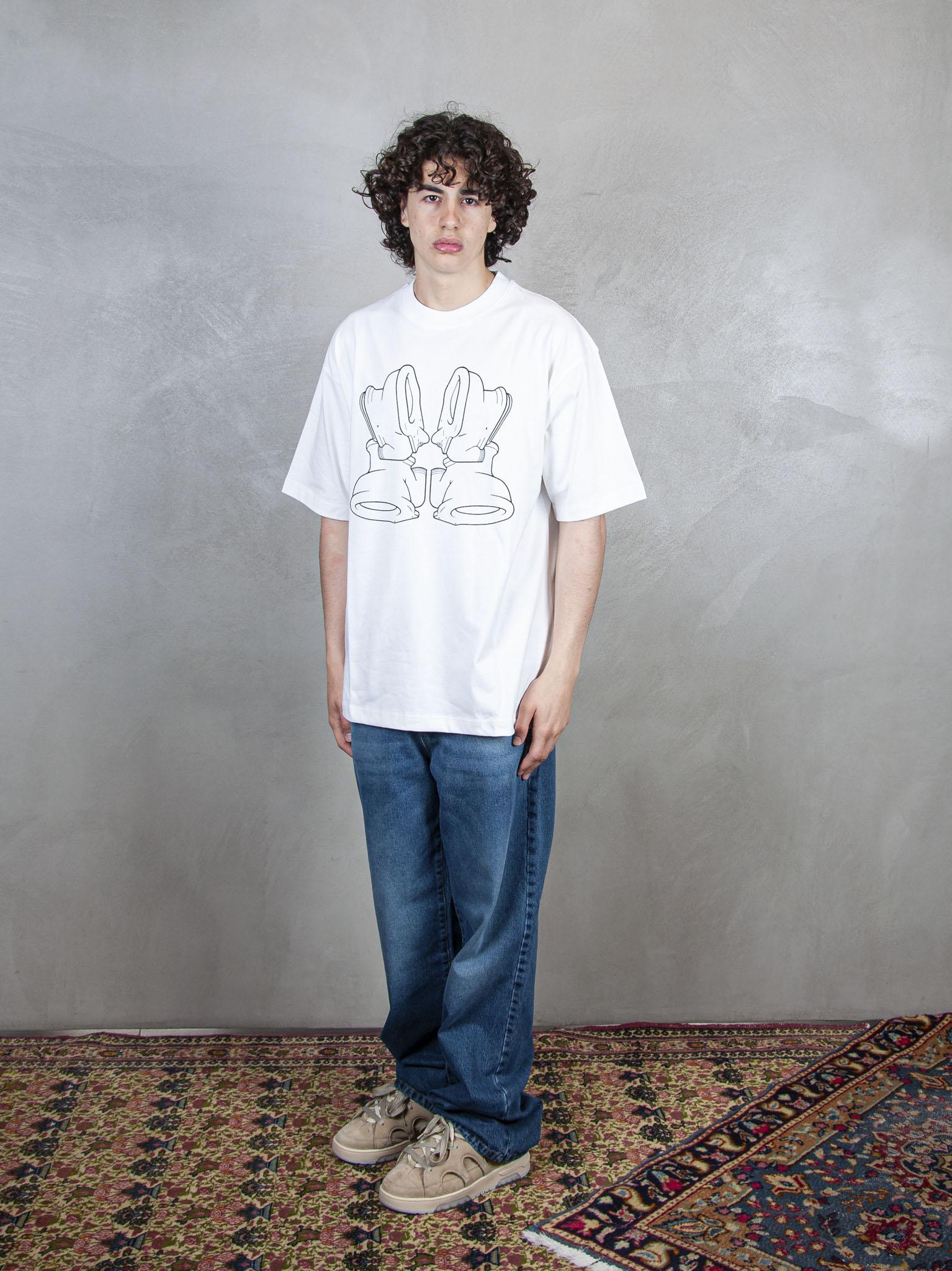TTT T-Shirt Sanitary Date Tee 12TS001 WHITE TTT 