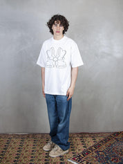 TTT T-Shirt <BR/>Sanitary Date Tee 12TS001 WHITE TTT 