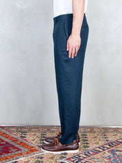 Seinse Pantaloni <BR/>Lino PSE1523 BLUE NAVY Seinse 