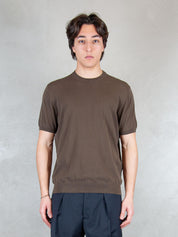 Raphael1966 Maglia <BR/>Tshirt Cotone Crepe DK17003 MORO Raphael - Dkt 