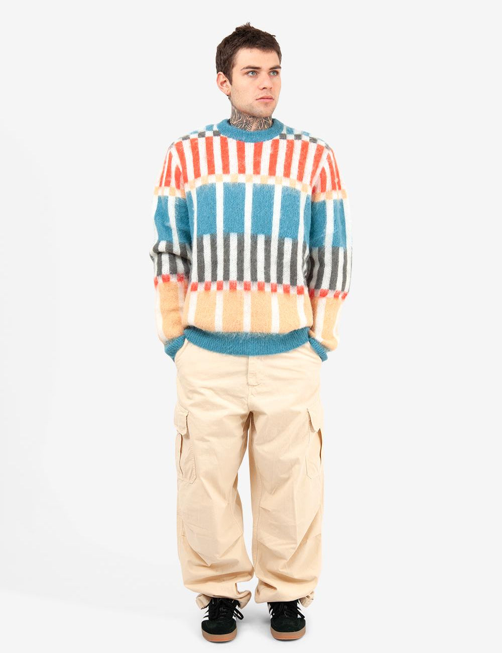 >Grid CK Knitted 10KW001 MULTI TTT 