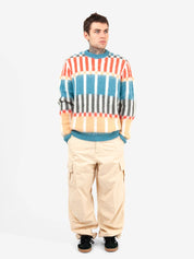 TTT Maglia <BR/>Grid CK Knitted 10KW001 MULTI TTT 