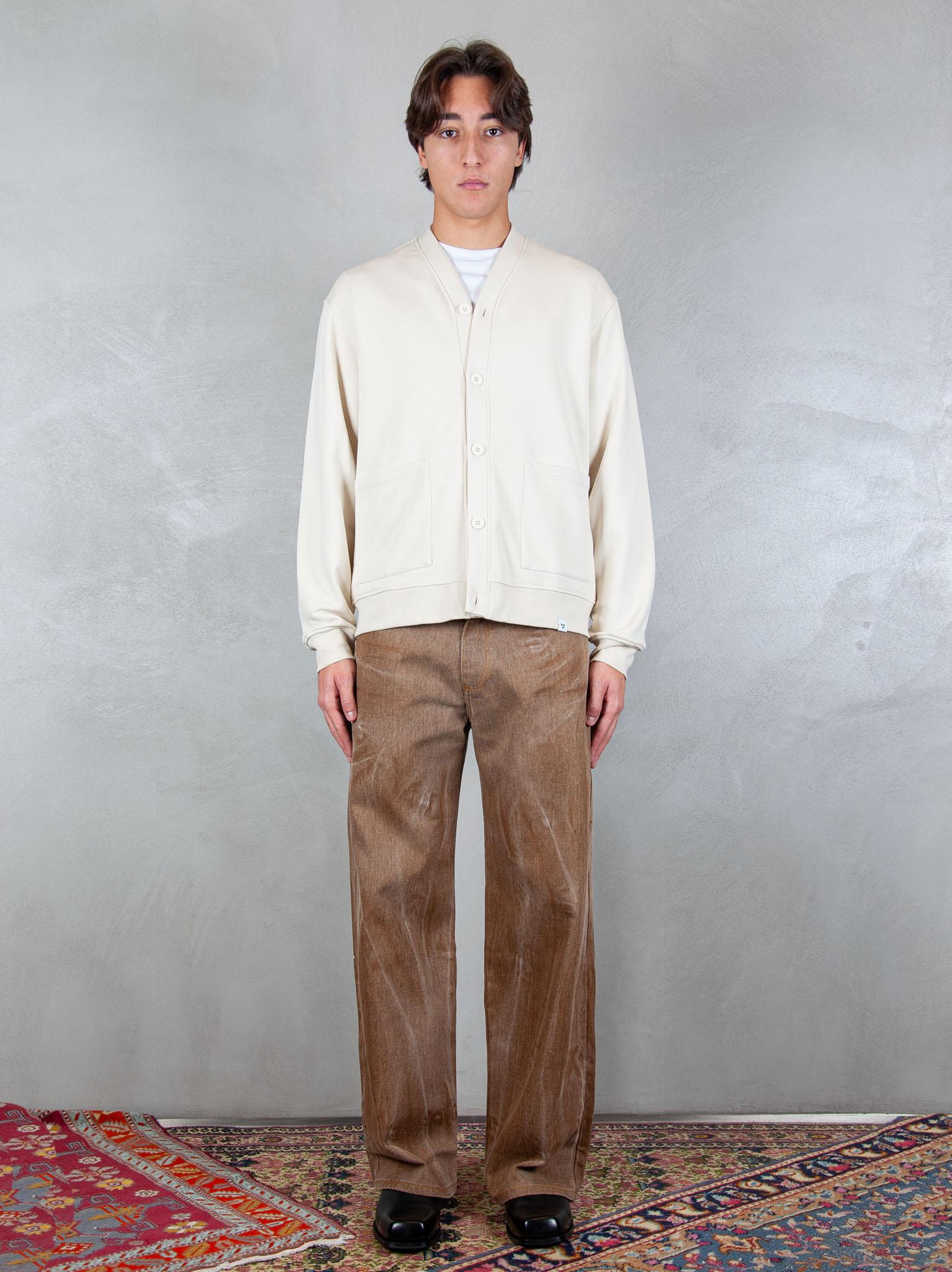 Woc felpa Seattle cardigan SW026FL BURRO WOC 