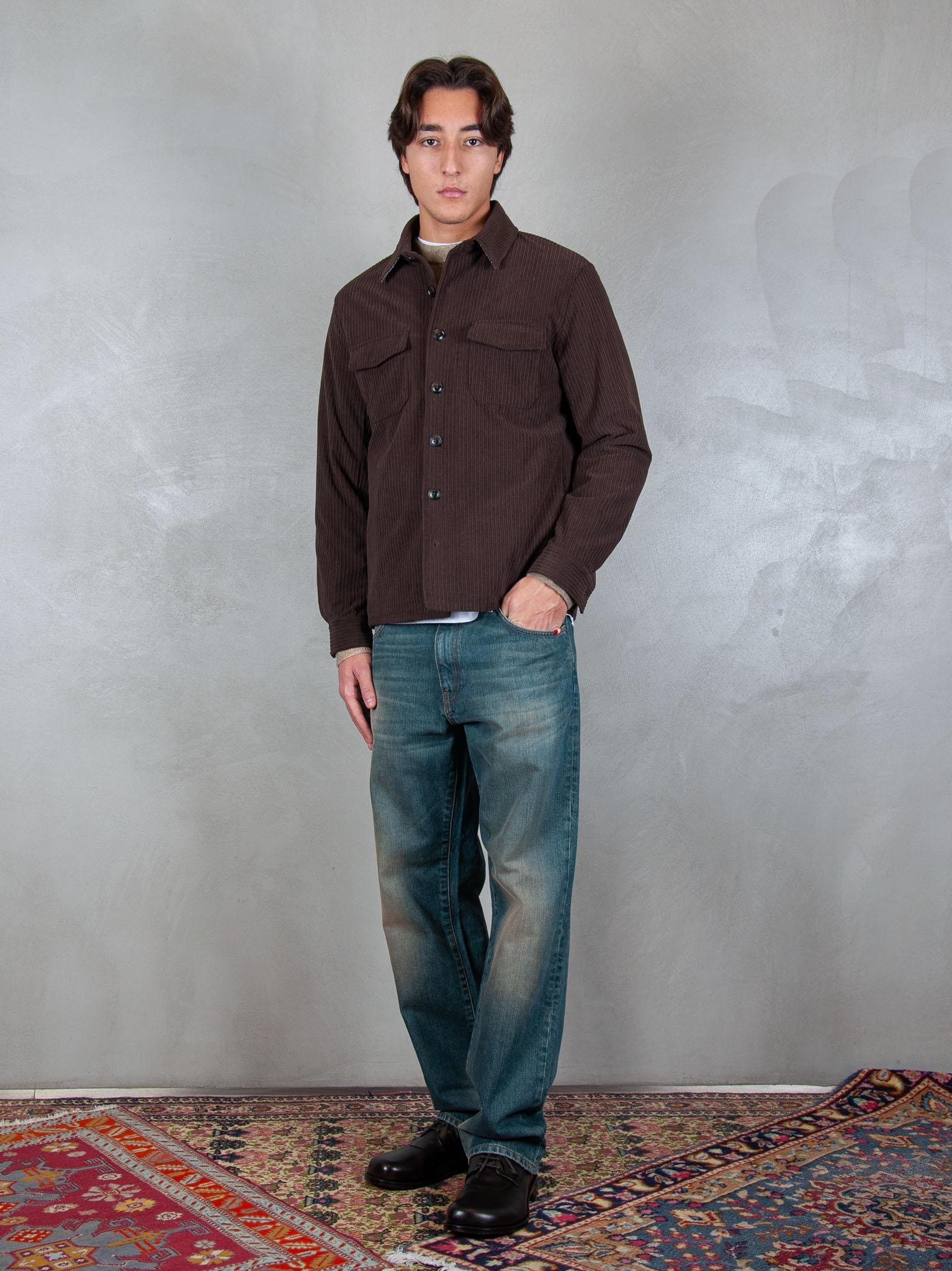 Overshirt costa GBI1067 MORO Seinse 