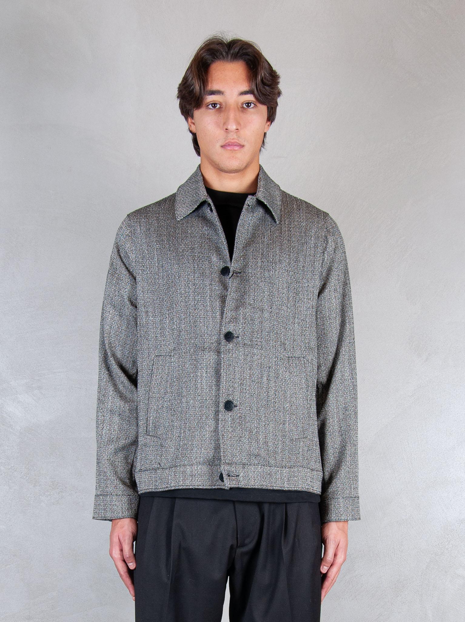 Overshirt CA3448 NERO I'm Brain 