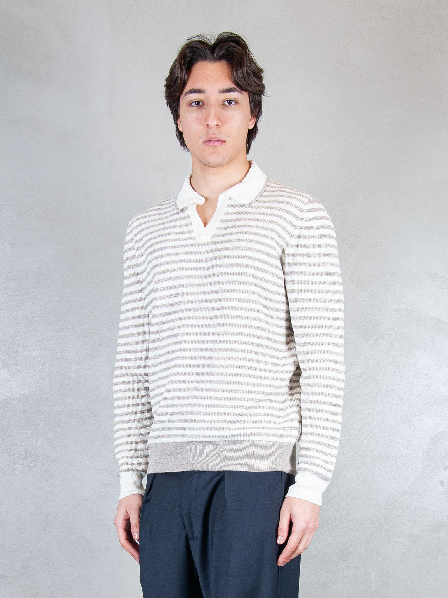 Raphael1966 Maglia Polo Capri Stripes 57150-18669 112 Raphael - Grnsas 