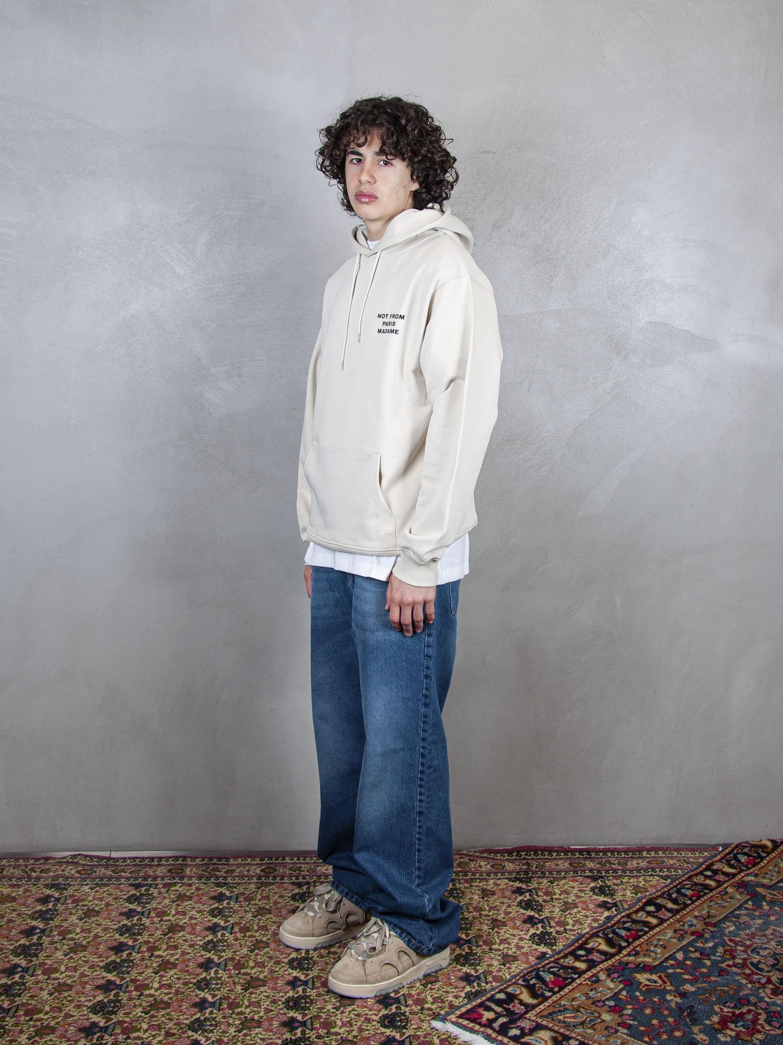 Le Hoodie Slogan HO162-CO127 MT Drôle De Monsieur 