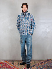 Acupuncture Camicia <BR/>Hyper Acid Shirt HYPER ACID SHIRT BLUE GRID Acupuncture 