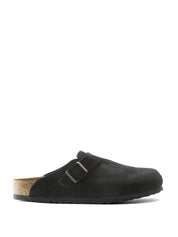 Birkenstock <BR/>Boston Suede BOSTON SUEDE-BLACK Birkenstock 