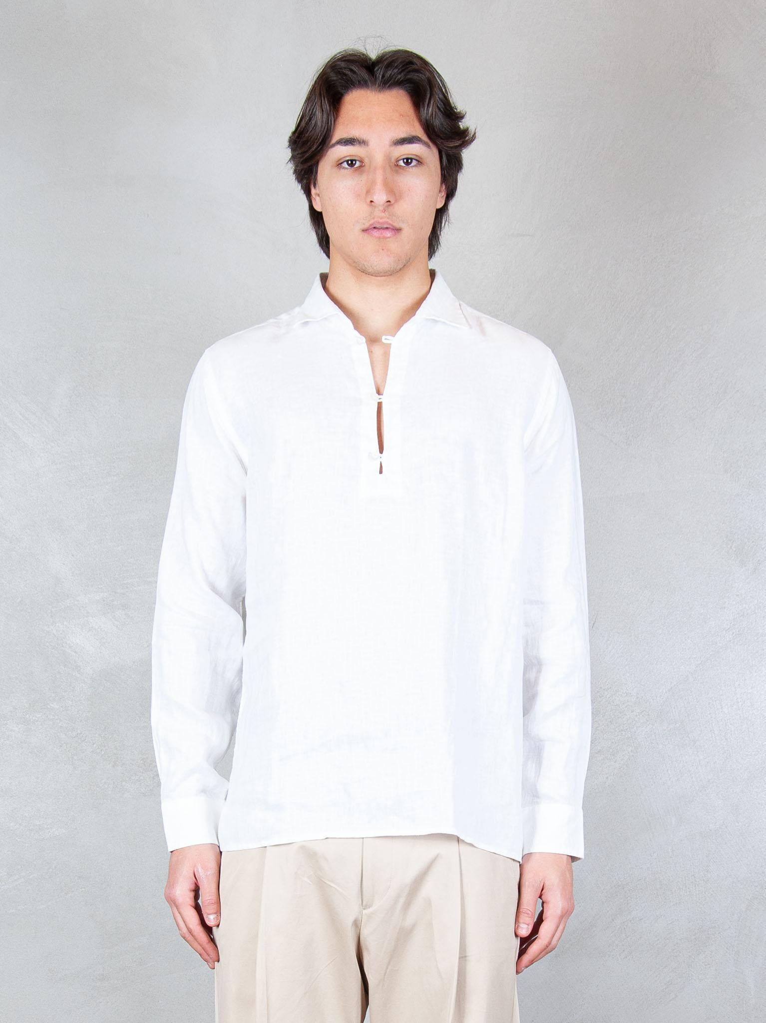 Seinse Camicia Casacca Lino CE1089 BIANCO Seinse 