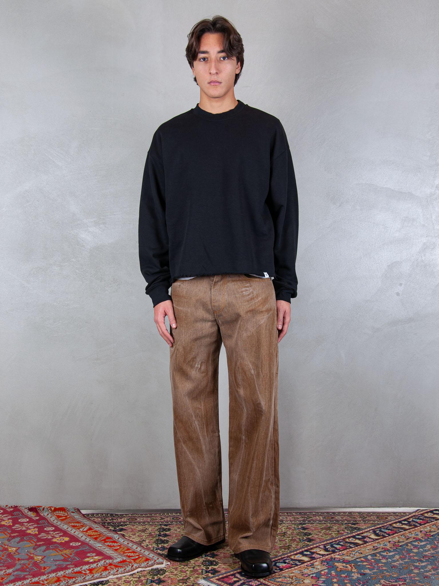 Woc felpa Tucson crewneck SW104FL NERO WOC 