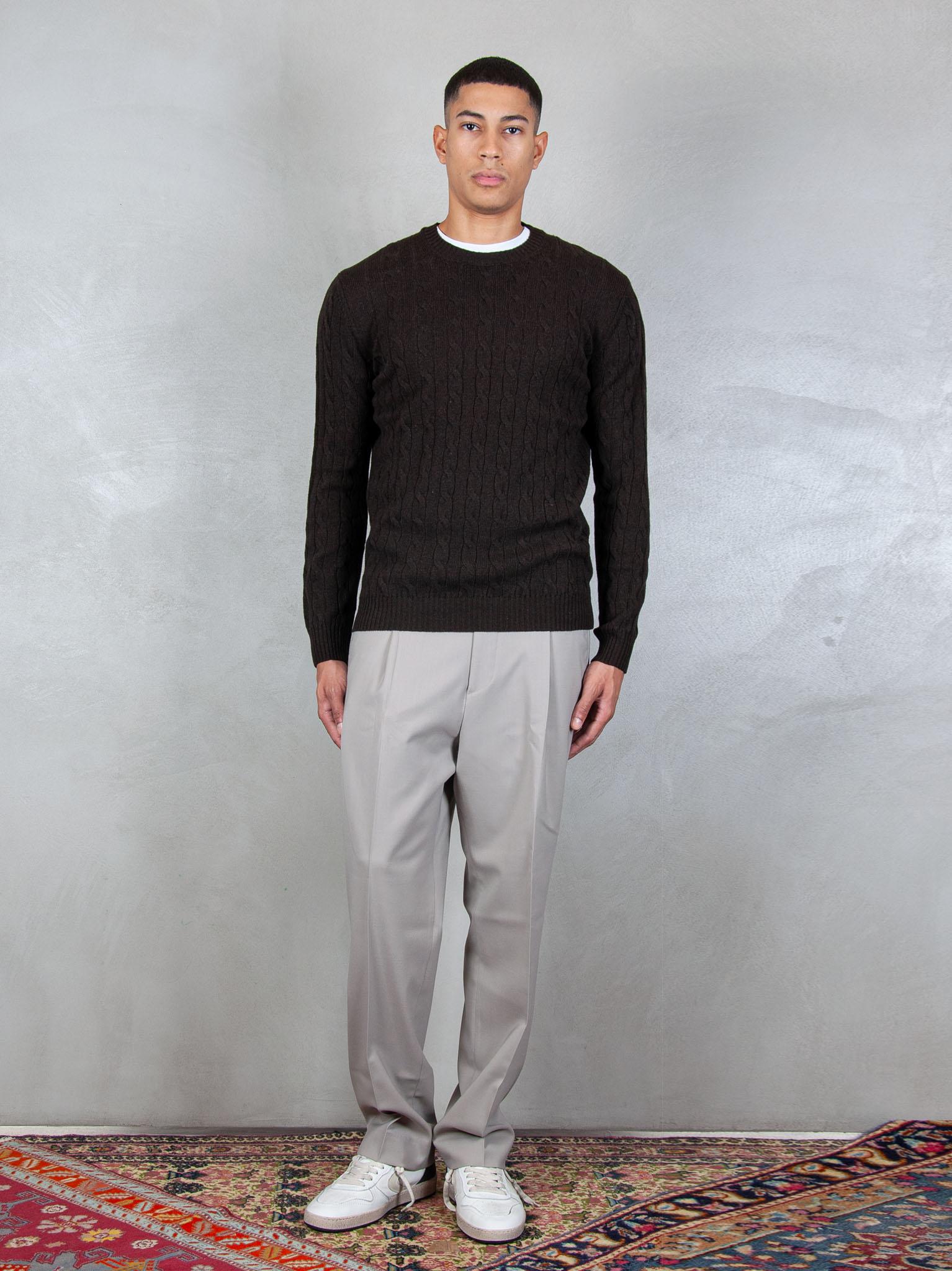 Luigi Gentile Maglia Girocollo Treccia LG1202 15 Luigi Gentile 