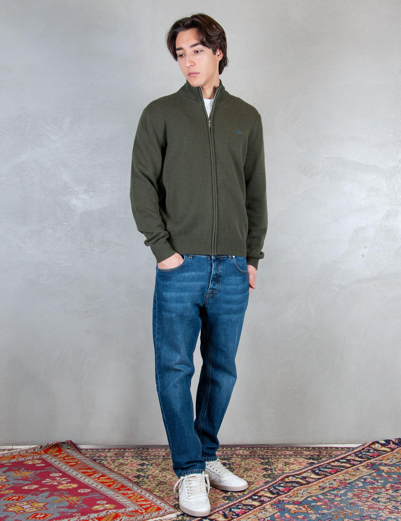 Sun68 Maglia Giubbotto Zip K45114 74 Sun68 