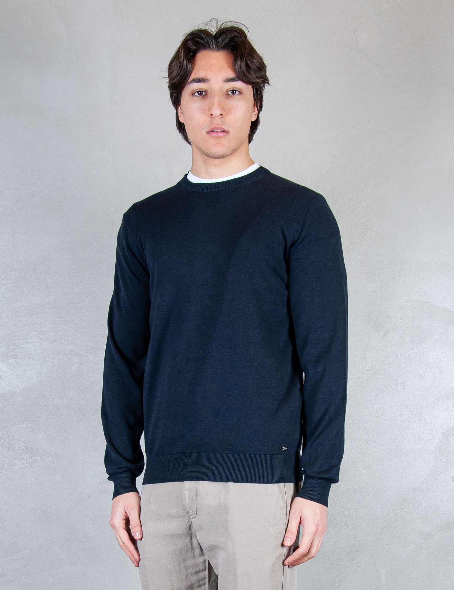 >Girocollo MK10001 BLU MarkUp 