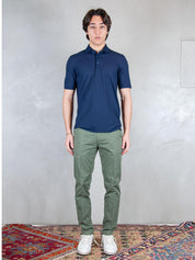 Luigi Gentile Maglia <BR/>Polo cotone Crepe LG1413 89 Luigi Gentile 