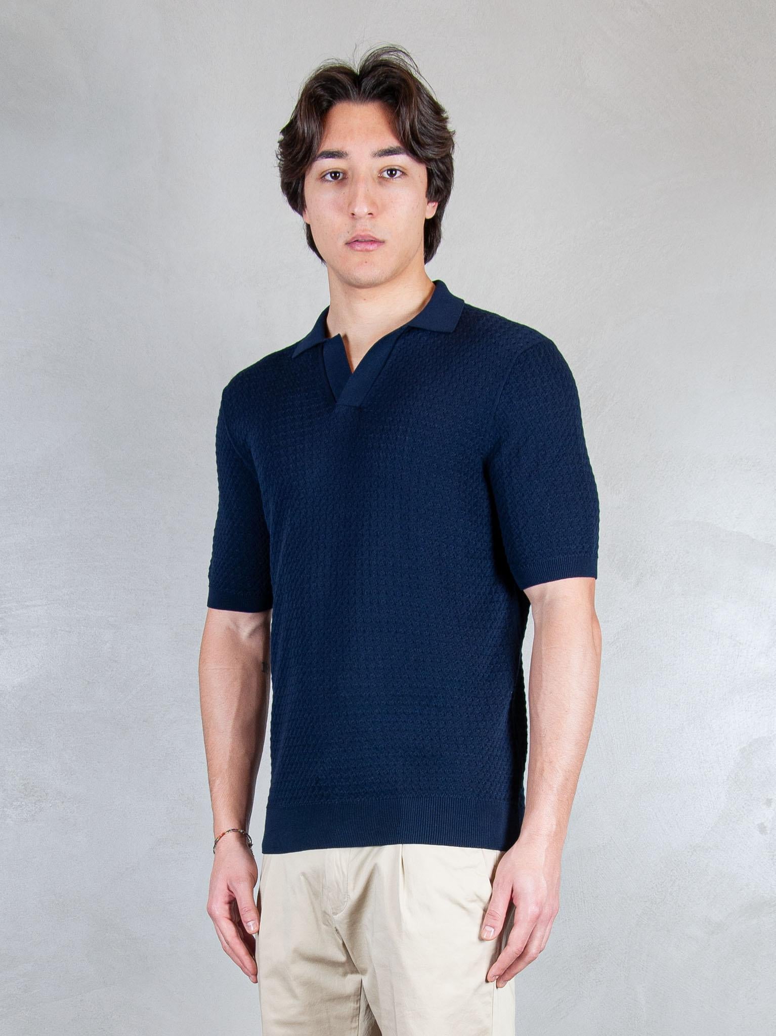Luigi Gentile Maglia Polo Capri Aran Crochet LG1367 90 Luigi Gentile 
