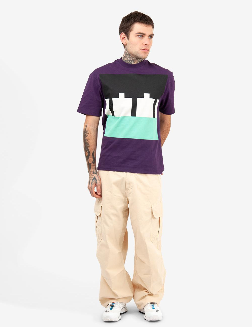 >Block Logo 10TS003 PURPLE TTT 