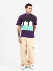 TTT T-Shirt <BR/>Block Logo 10TS003 PURPLE TTT 