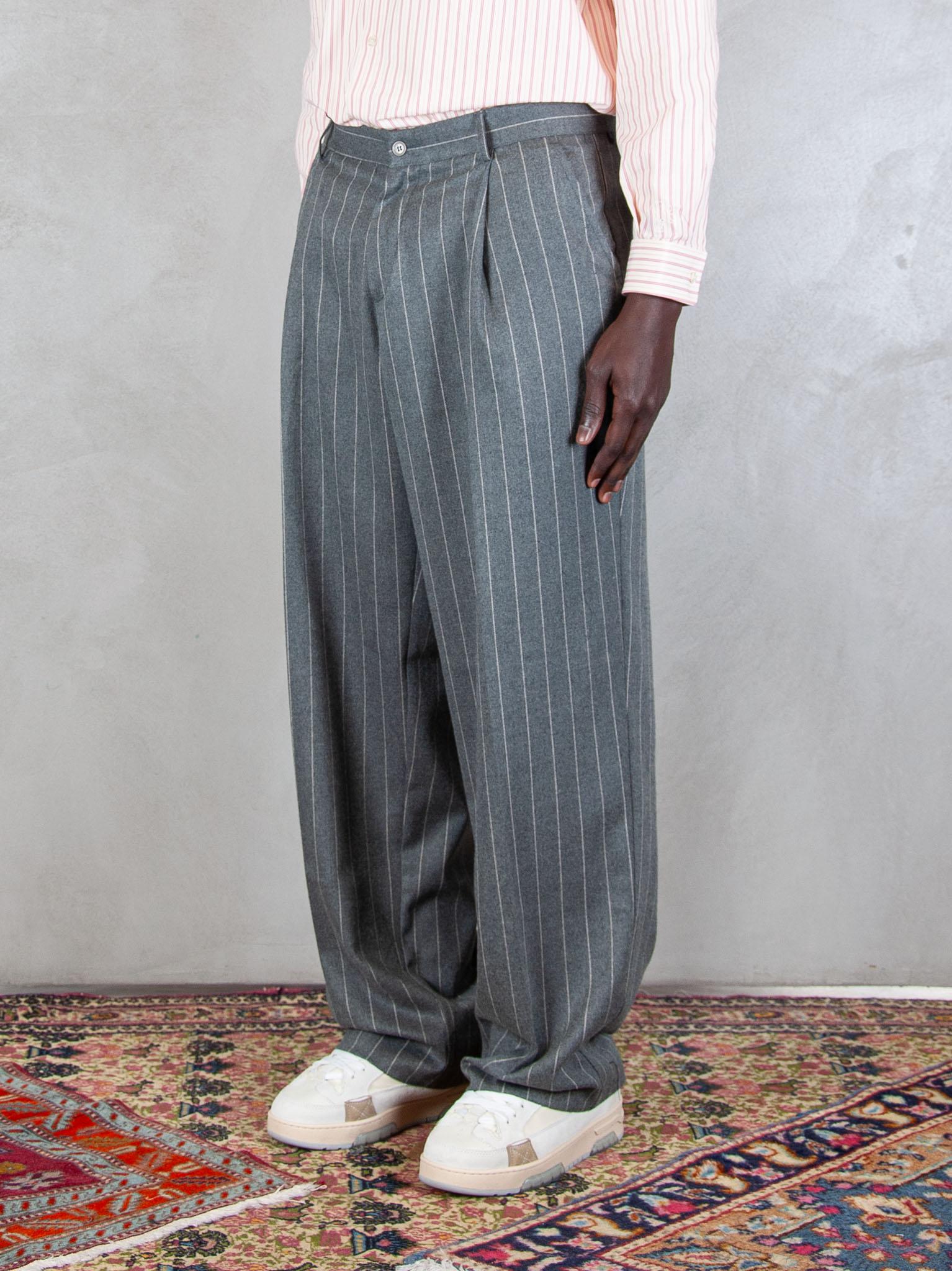 Hi Five Pantalone  Loose pant LOOSE GREY STRIPE Hi Five 