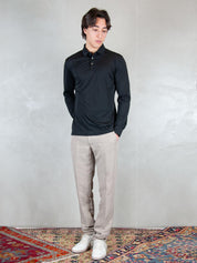 Raphael1966 Polo <BR/>Cotone Pima DK17101 NERO Raphael - Dkt 