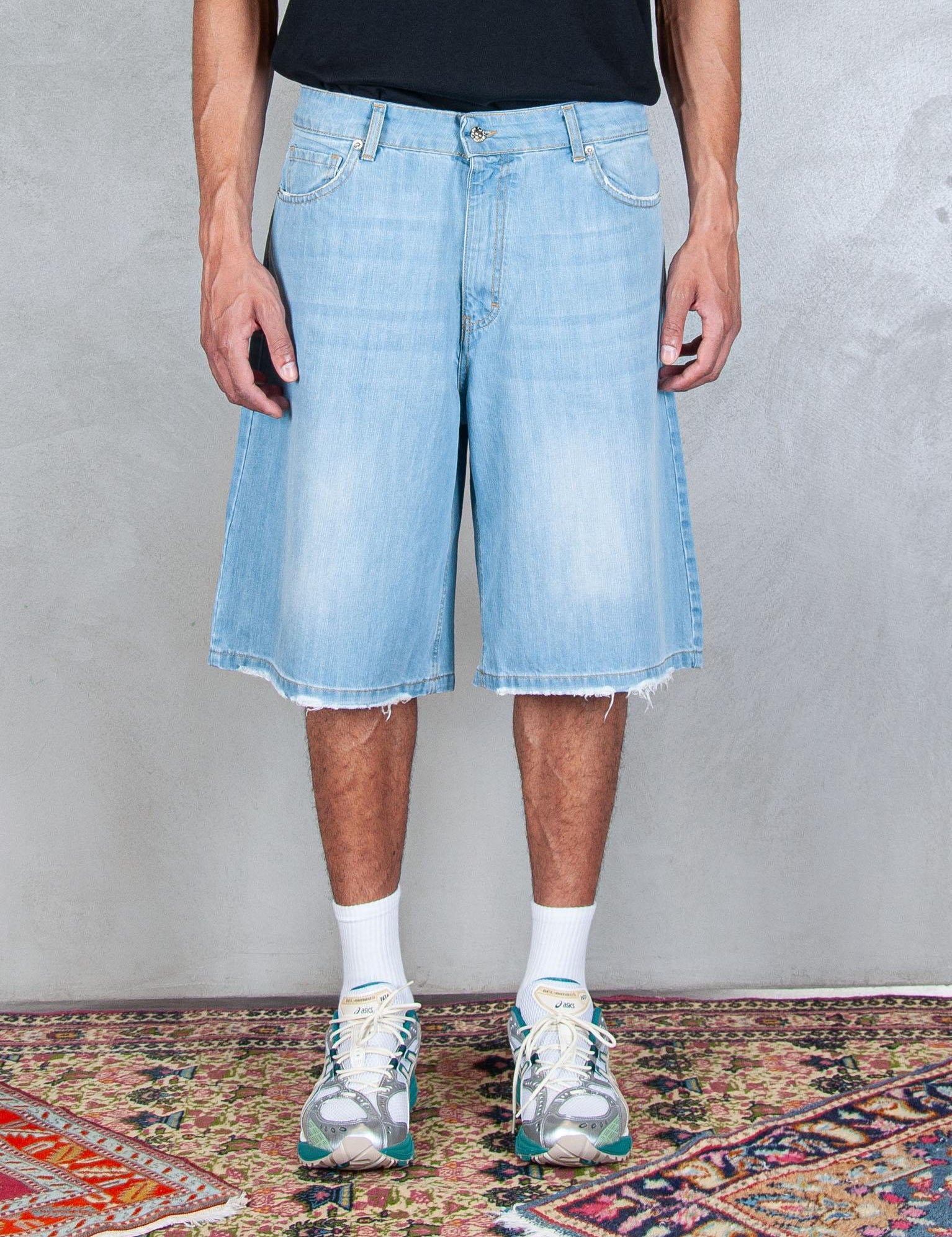 >B Short 5pocket B SHORT VINTAGE STONE Hi Five 