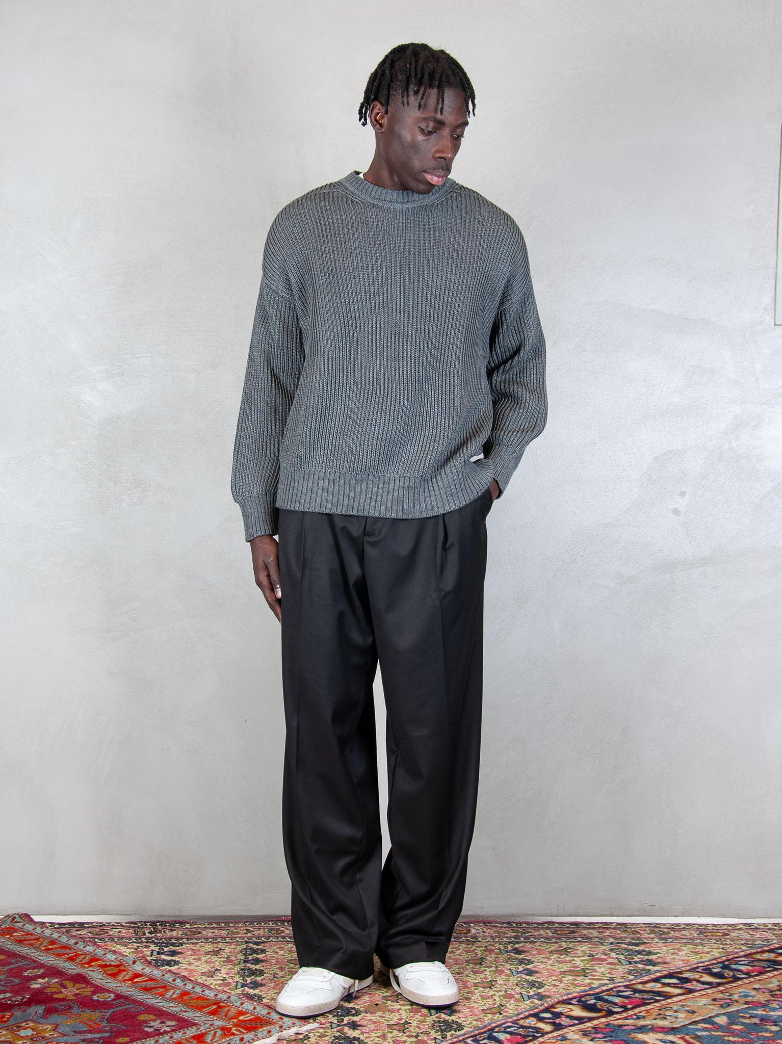 Hi Five Maglia Rib Sweater RIB SWEATER DARK GREY Hi Five 