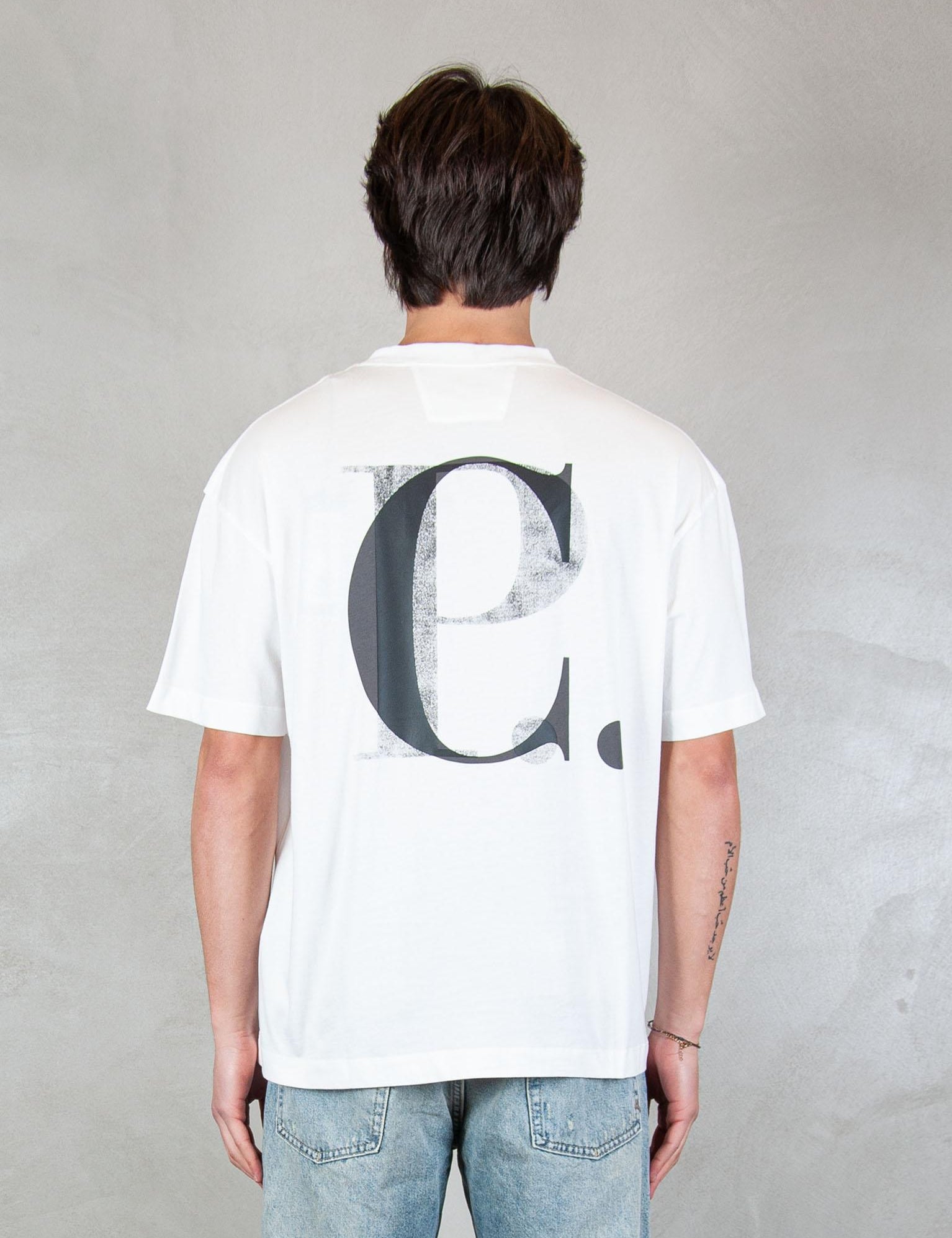 >Logo Crew TS087A-005100W 103 C.P. company 