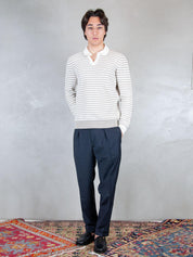 Raphael1966 Maglia <BR/>Polo Capri Stripes 57150-18669 112 Raphael - Grnsas 