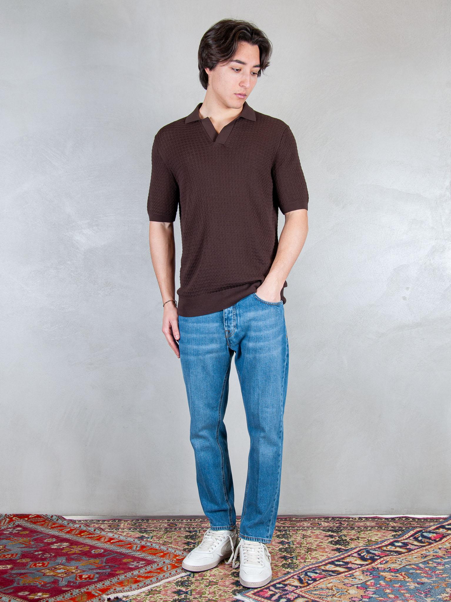 Luigi Gentile Maglia Polo Capri Aran Crochet LG1367 15 Luigi Gentile 