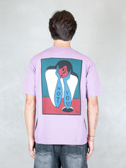 Parra T-shirt <BR/>Not you 55350 PURPLE Parra 
