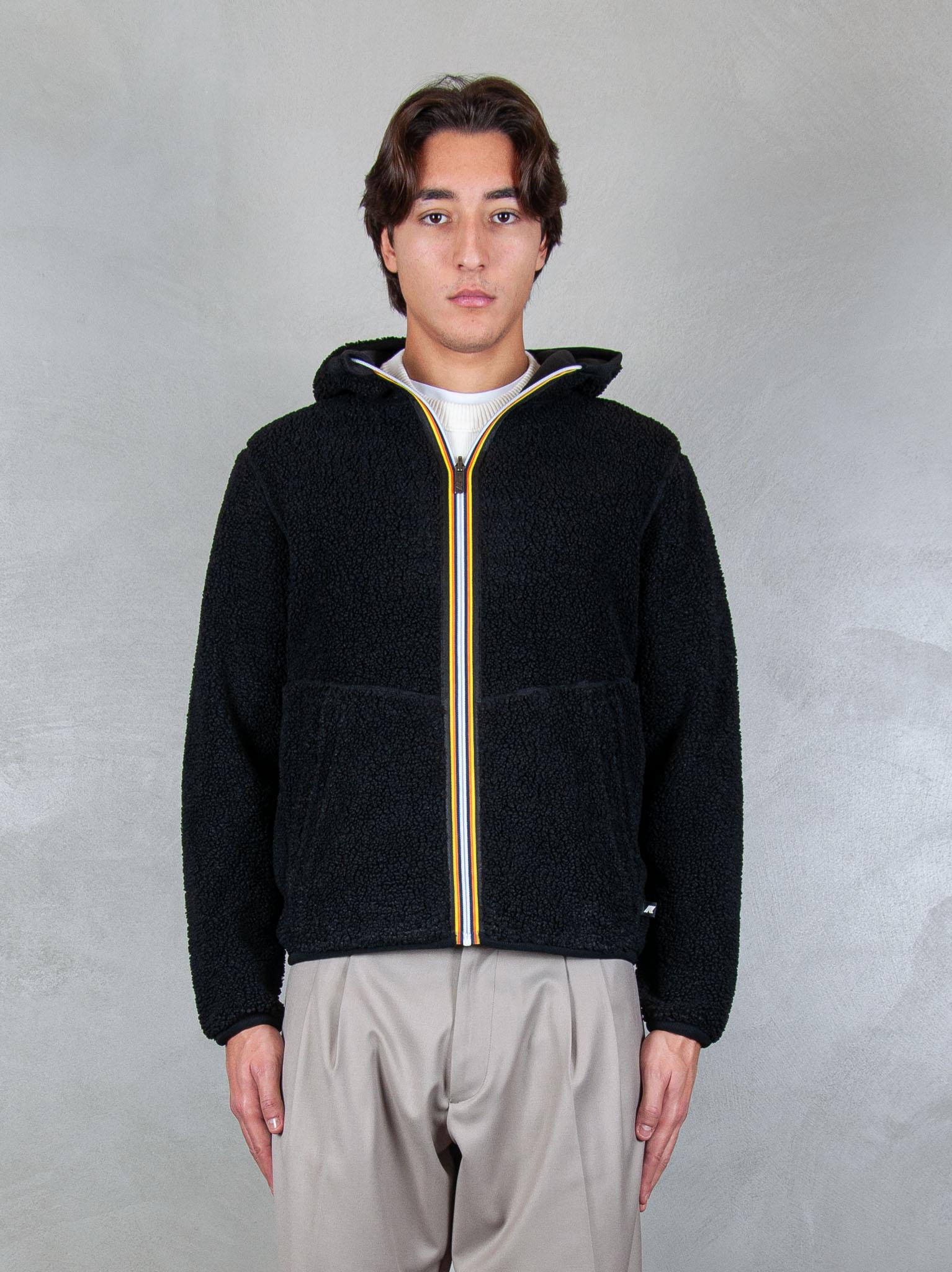 K-Way Felpa Jack Sherpa Polar Double K3132NW AVA K-Way 