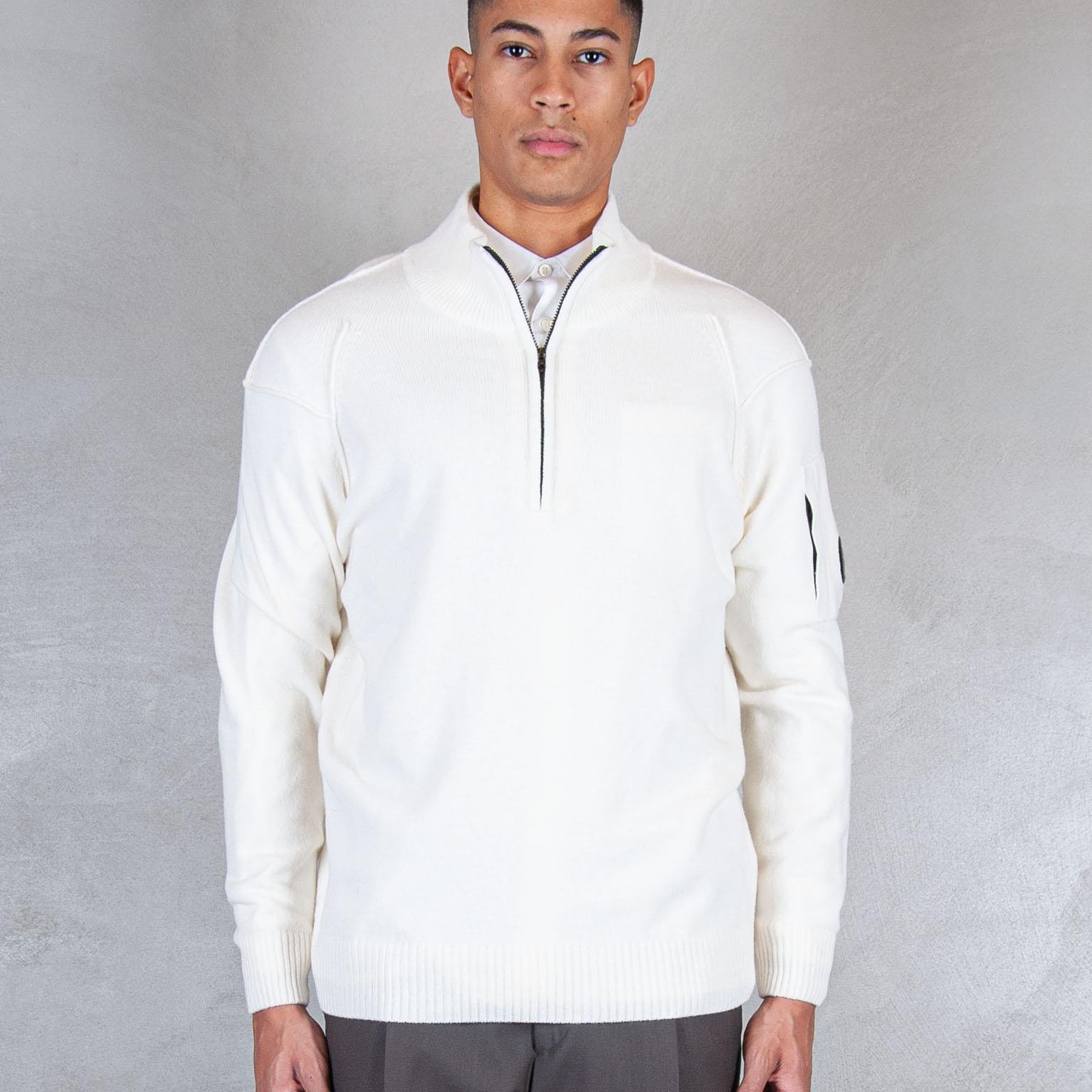 >Lambswool half zip KN709A-110149A 103 C.P. company 