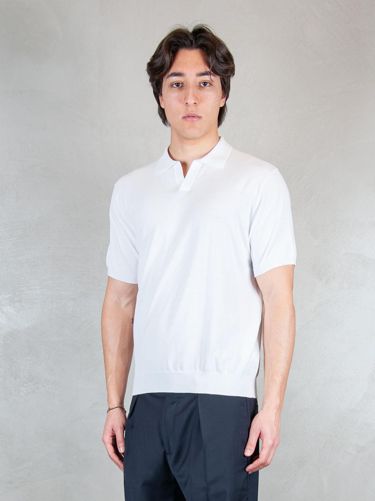 Raphael1966 Maglia Polo Capri Cotone Crepe DK17008 BIANCO Raphael - Dkt 