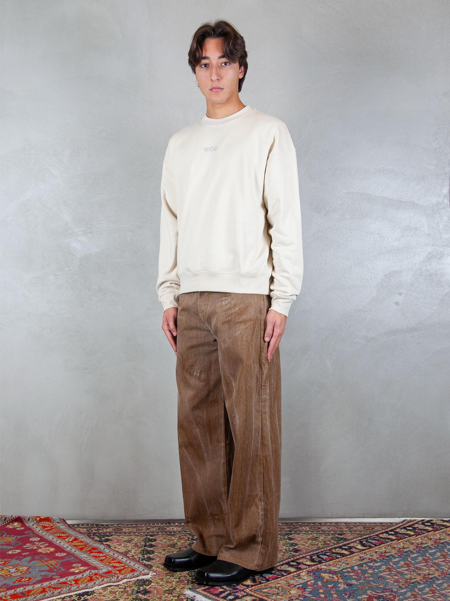 Woc felpa Atlanta crewneck SW021FL BURRO WOC 