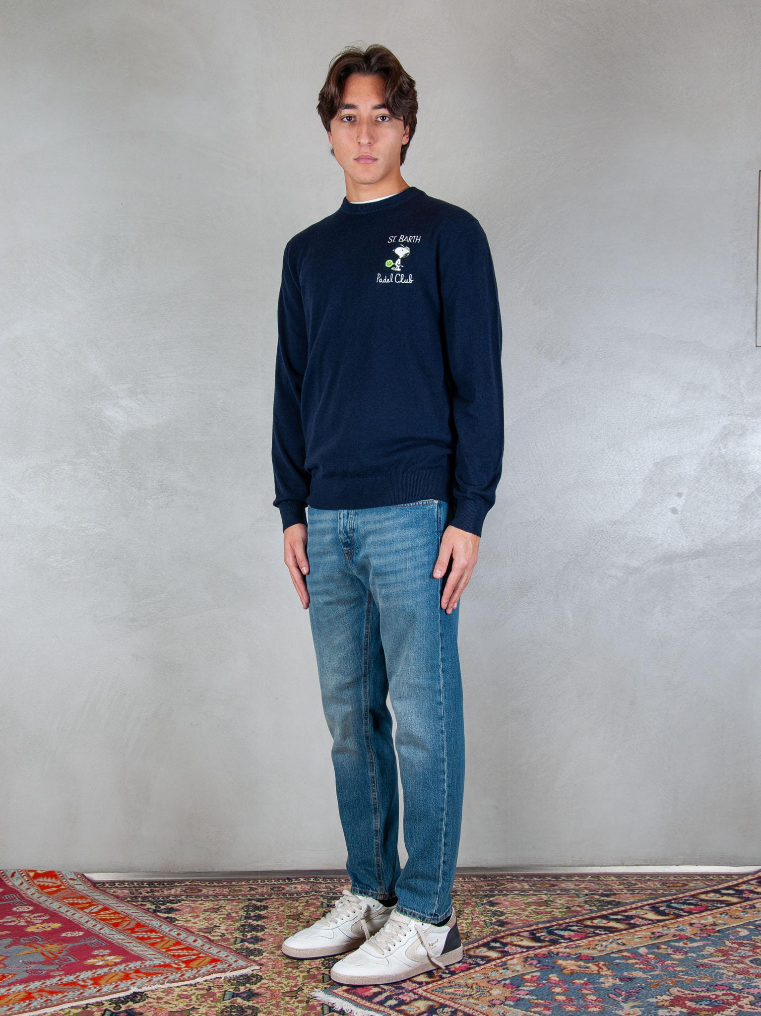 MC2 Saint Barth maglia Heron embroyed wool HER0024 03103I MC2 St Barth 